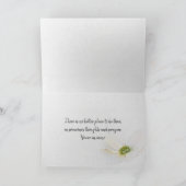 Denken Sie an einen weißen Dissy Karte (Innenseite)