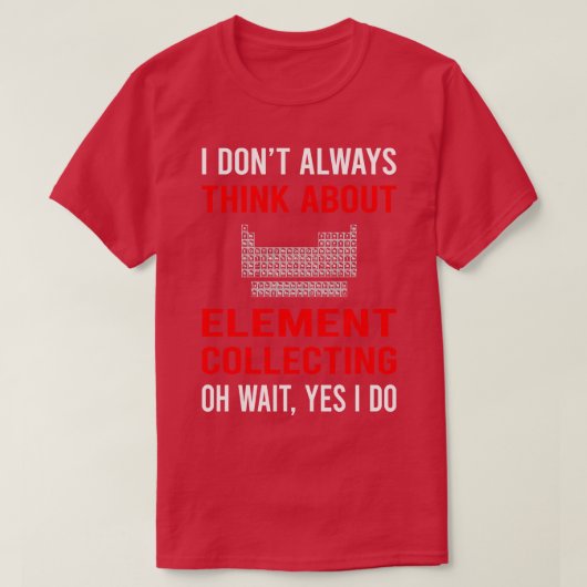 Denken Sie an Elemente sammeln T-Shirt (Design vorne)