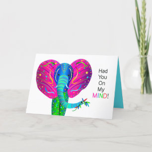 Denken Sie an Elephant, Kaleidoskop-Sammlung Karte