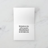 Denken Sie an Familie - Anpassbar Karte (Innenseite)