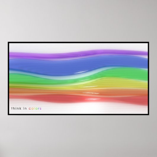 Denken Sie an Farben Poster (Vorne)