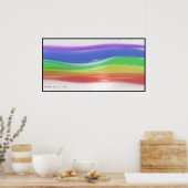 Denken Sie an Farben Poster (Küche)