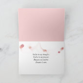 Denken Sie an Flamingo Karte (Innenseite)