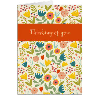 Denken Sie an Folk Art Hallo Gruß