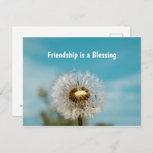 Denken Sie an Freunde Postkarte (Vorne/Hinten)