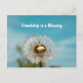 Denken Sie an Freunde Postkarte (Vorderseite)