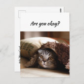 Denken Sie an Funny Cat Lass Me weiß, dass es Ihne Postkarte (Vorne/Hinten)