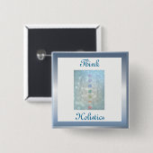 Denken Sie an ganzheitliches Design Button (Vorne & Hinten)