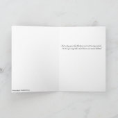 Denken Sie an Gedicht Karte (Innenseite)