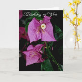 Denken Sie an Gedicht Karte (Gelbe Blume)