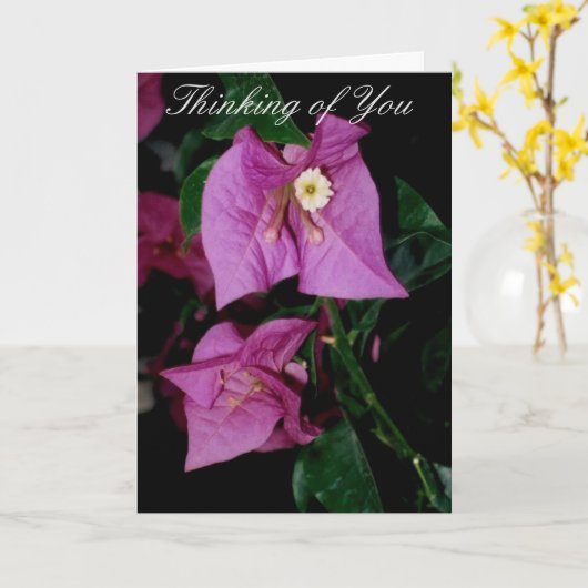 Denken Sie an Gedicht Karte (Gelbe Blume)