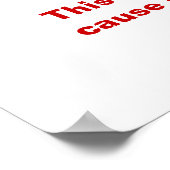 Denken Sie an Gesundheit und Sicherheit - Crazy Wo Poster (Ecke)