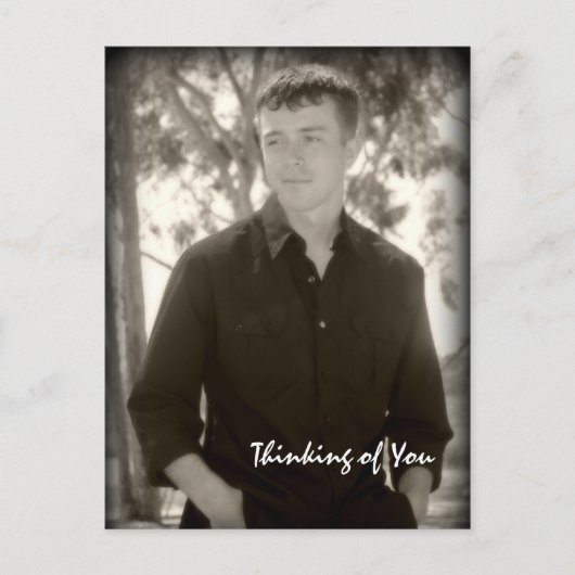 Denken Sie an Gruß Postkarte (Vorderseite)