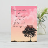 Denken Sie an Grußkarte Karte (Stehend Vorderseite)