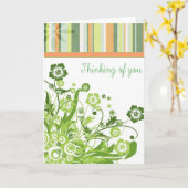 Denken Sie an Grußkarten Karte (Gelbe Blume)