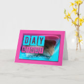 Denken Sie an Hamster 2 Grußkarte Karte (Gelbe Blume)