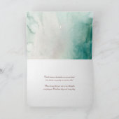 Denken Sie an Ihr Beileid Beileid Weihnachten (Innenseite)