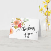 Denken Sie an Ihr Beileid bereed Verlust Liebliebt Karte (Gelbe Blume)