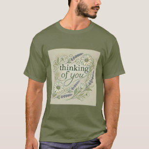 Denken Sie an Ihr Blumenhemd für Männer T-Shirt