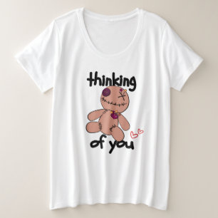 Denken Sie an Ihr Button-Pal Große Größe T-Shirt