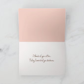 Denken Sie an Ihr Coffee Bouquet Karte (Innenseite)