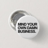 Denken Sie an Ihr eigenes Geschäft Button (Vorne & Hinten)