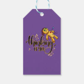 Denken Sie an Ihr Funny Halloween Voodoo Doll Geschenkanhänger (Rückseite)