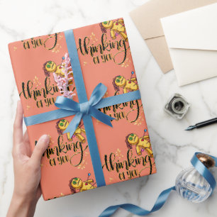 Denken Sie an Ihr Funny Halloween Voodoo Doll Geschenkpapier