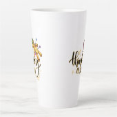 Denken Sie an Ihr Funny Halloween Voodoo Doll Milchtasse (Vorderseite)