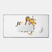 Denken Sie an Ihr Funny Halloween Voodoo Doll Schreibtischunterlage (Tastatur & Maus)