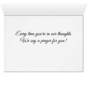 Denken Sie an Ihr Gebet (Innenansicht Horizontal (Unten))