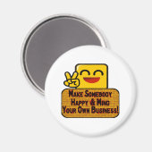 Denken Sie an Ihr Geschäft Magnet (Vorderseite/Rückseite)