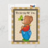 Denken Sie an Ihr Land Bären Postkarte (Vorne/Hinten)