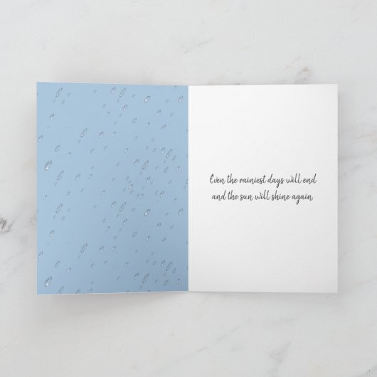 Denken Sie an Ihr Mädchen mit Kätzchen Karte (Innenseite)