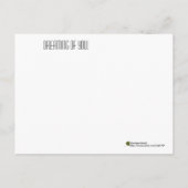 Denken Sie an Ihr Niedliches Schlafen Kitten Red B Postkarte (Rückseite)