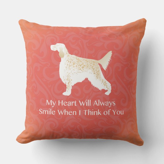 Denken Sie an Ihr Pet-Memorial Kissen (Vorderseite)