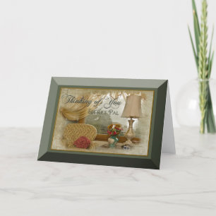 Denken Sie an Ihr SECRET PAL - BLANK NOTE CARD Karte