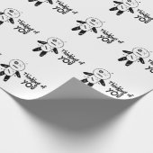 Denken Sie an Ihr Voodoo Doll Wrapping Paper Geschenkpapier (Ecke)