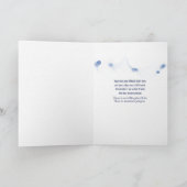 Denken Sie an Ihr zerrissenes blaues Loch Karte (Innenseite)