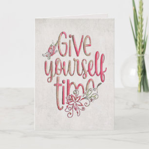 Denken Sie an Ihr Zitat Karte