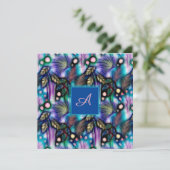 Denken Sie an Ihre Abstrakte Aquarellblume Maßgesc (Stehend Vorderseite)