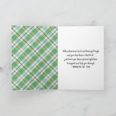 Denken Sie an Ihre Aquarellfarbe Daisy Karte (Innenseite)