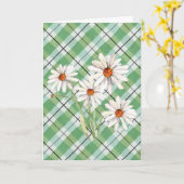 Denken Sie an Ihre Aquarellfarbe Daisy Karte (Gelbe Blume)