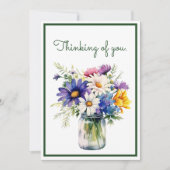 Denken Sie an Ihre Aquarellfarben-Blume Anpassen (Vorderseite)