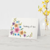 Denken Sie an Ihre Blume Blankowitz fröhlich jubel Karte (Gelbe Blume)