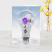 Denken Sie an Ihre Blume Bulb Karte (Gelbe Blume)