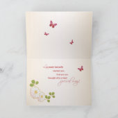 Denken Sie an Ihre Blume der Krebsbestrahlung Karte (Innenseite)