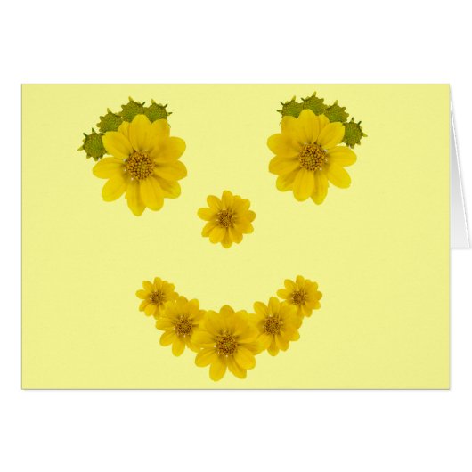 Denken Sie an Ihre Blume Lächeln Vorlage (Vorderseite (Horizontal))