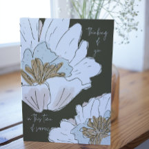 Denken Sie an Ihre Blume Sympathy Card