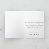 Denken Sie an Ihre Blume Sympathy Card Karte (Innenseite)